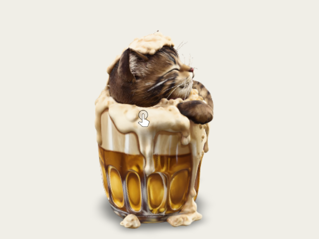 Foamy Kitty In A Beer Mug preview