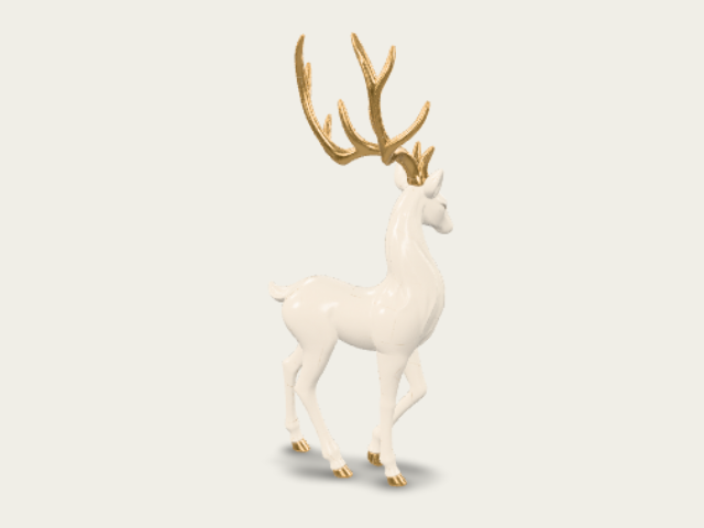 Gold Antler Stag model preview