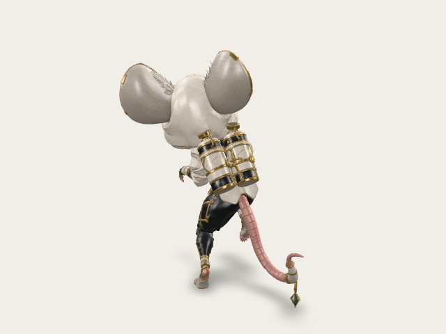 Neon Scout Mouse model preview