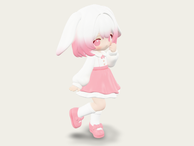Pastel Bunny Princess model preview