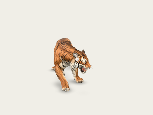 Prowling Tiger model preview