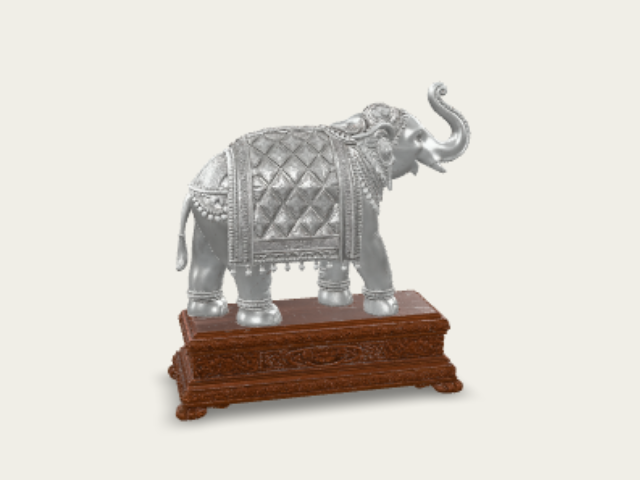 Regal Trunk Up Elephant model preview