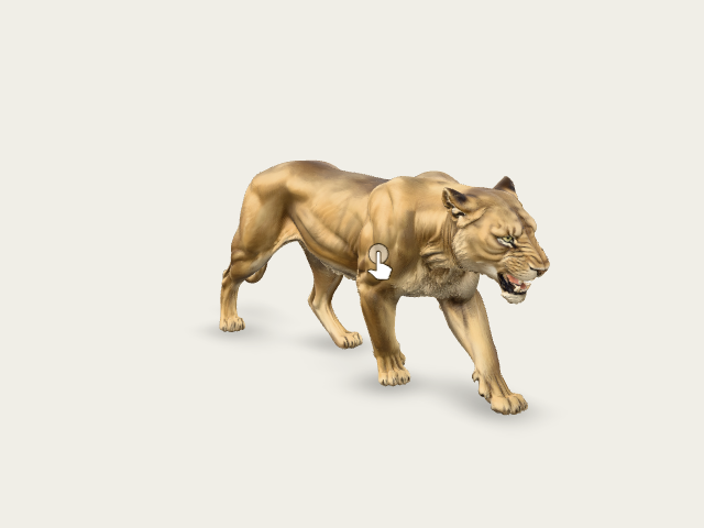 Roaring Lion model preview