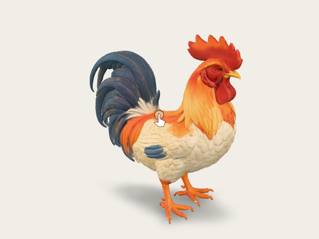 Rooster Elegance model preview