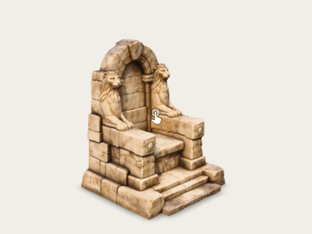 Throne Of The Stone Lions model preview