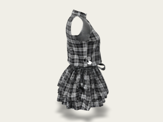 Plaid Dress model preview