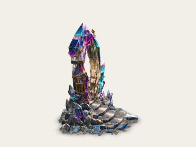 Prismatic Gate Of Shattered Crystal model preview