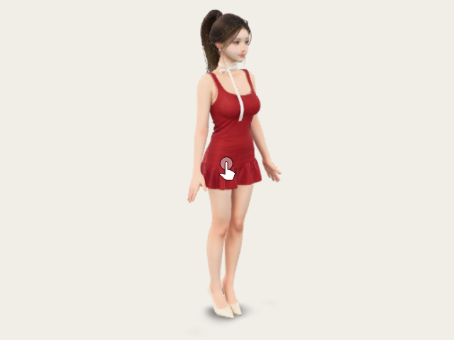 Red Dress Girl preview