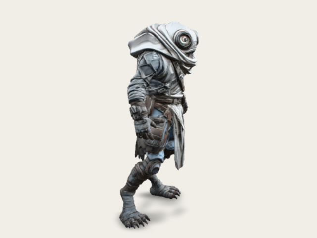 Scifi Gasmask Nomad model preview