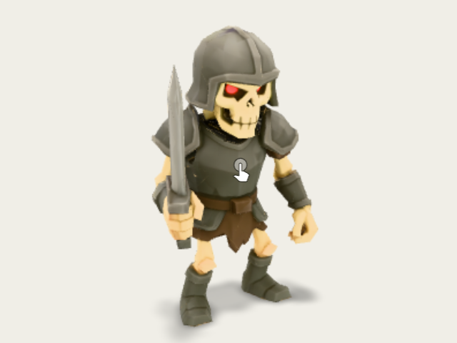 Skeleton Warrior With Armor (2) preview