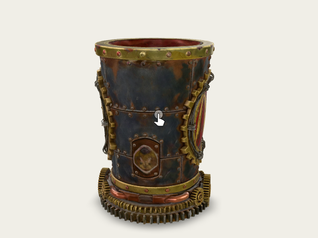 Steampunk Cogwheel Tankard model preview