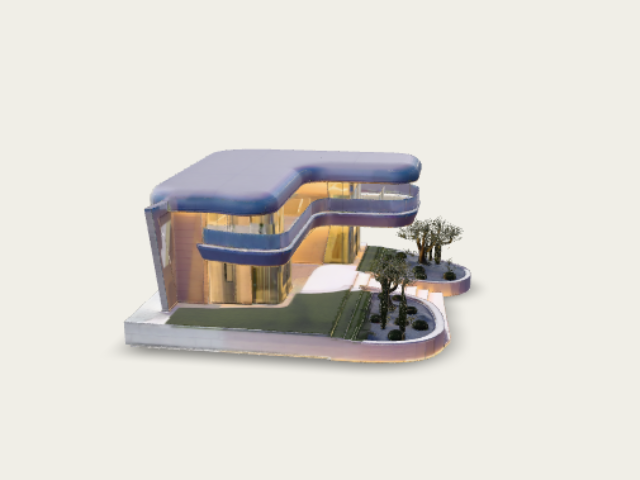 Blue Hour Curvilinear Villa preview
