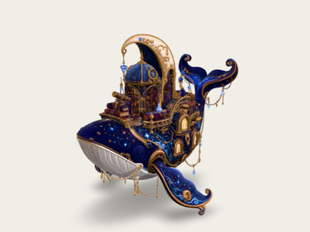Celestial Library Whale preview