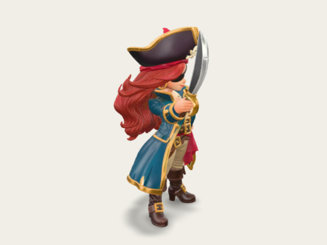 Female Pirate Captain preview