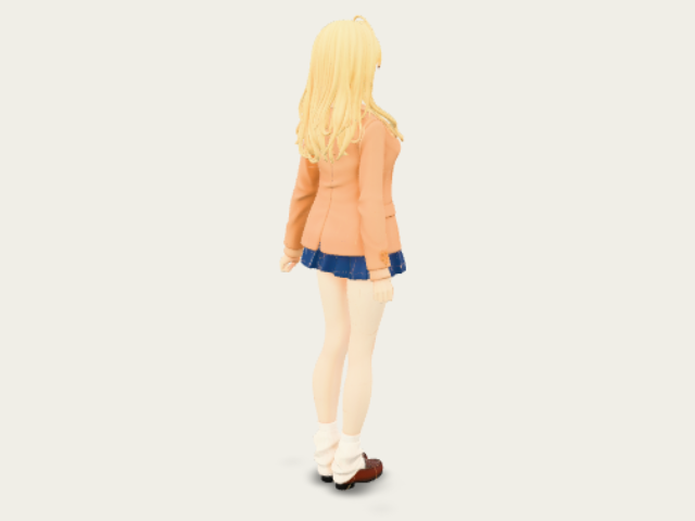 Golden Schoolgirl Figure preview