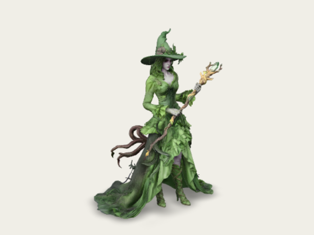 Green Witch Character preview