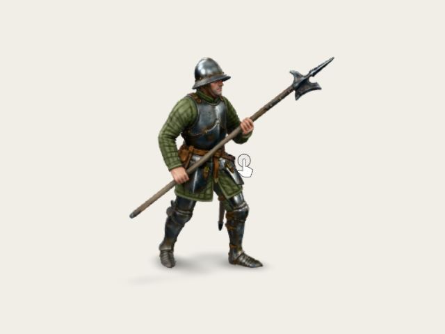 Halleberd Foot Soldier preview