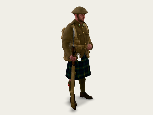 Highland Soldier preview
