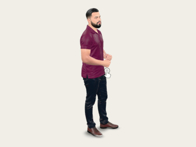 Maroon Polo Portrait model preview
