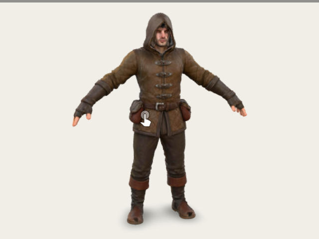 Medieval Ranger model preview