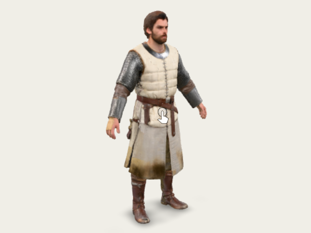 Medieval Warrior model preview