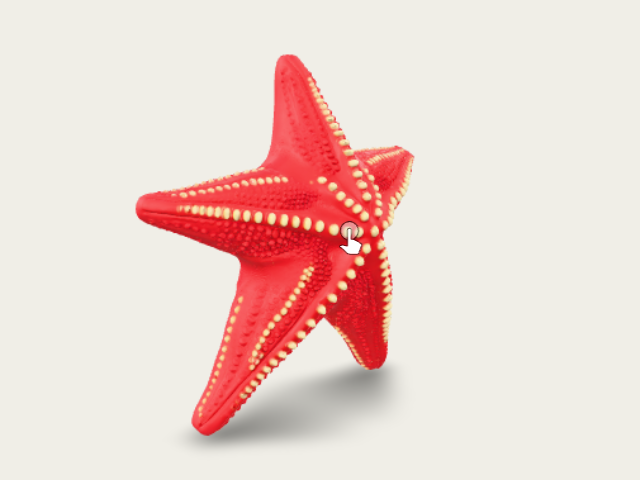 A Threedimensional Model Of A Starfish Designed To model preview