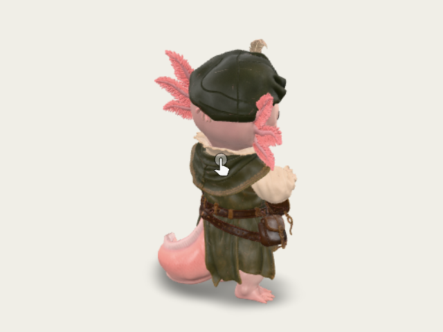 Axolotl Bard model preview