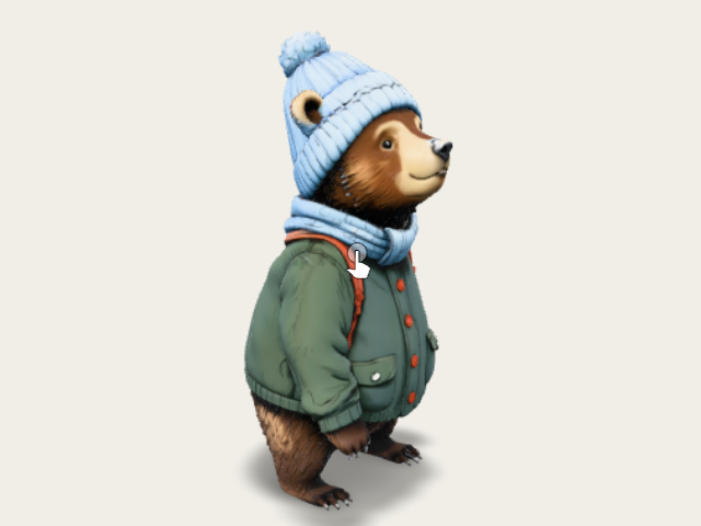 Bear Christmas2025 model preview