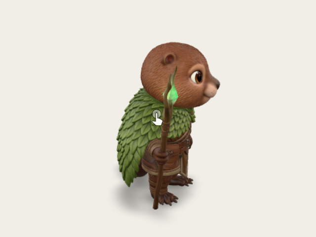 Beaver Drudid D D Companion model preview