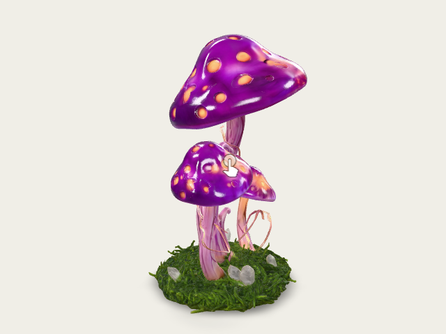 Luminous Toadstool Cluster model preview