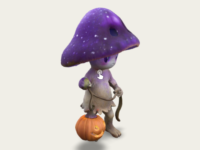 Mushroom Lantern Bearer Halloween2025 model preview