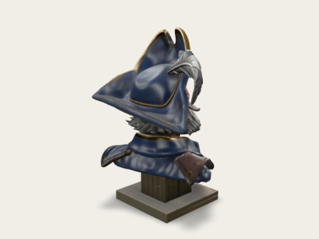 Captain Grumblebeard model preview