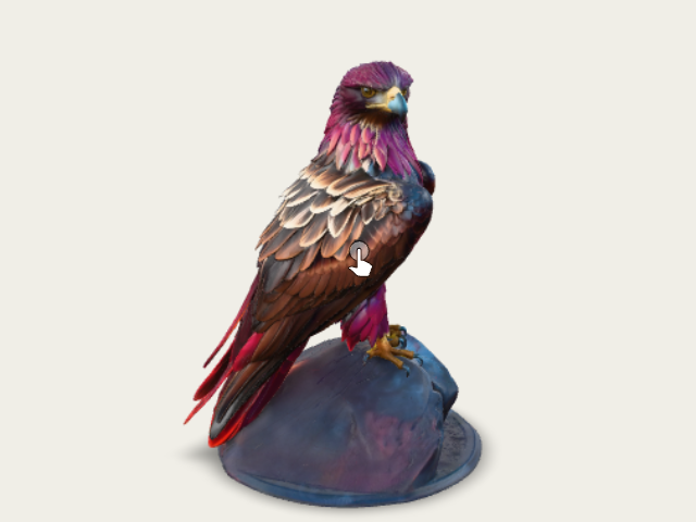 Crimson Crest Eagle model preview