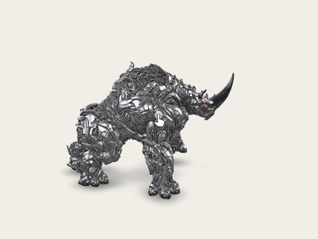 Cybernetic Rhinoceros Titan preview
