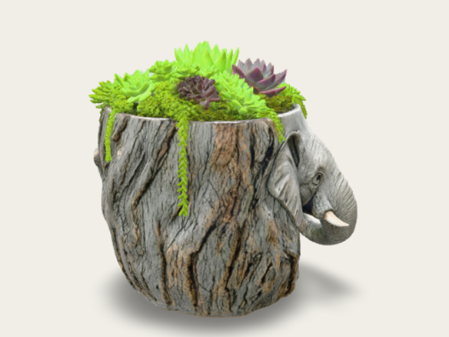 Elephant Planter model preview